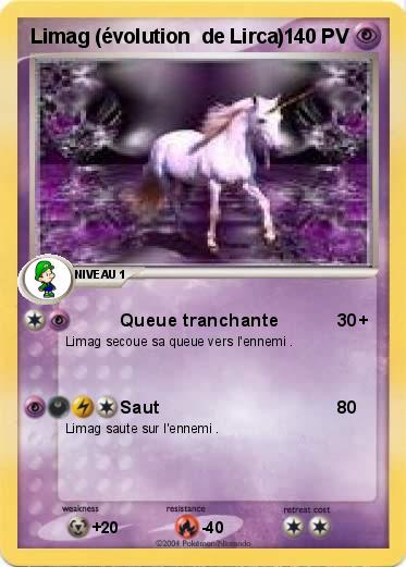 Pokemon Limag (évolution  de Lirca)