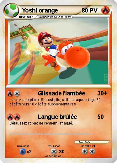 Pokemon Yoshi orange
