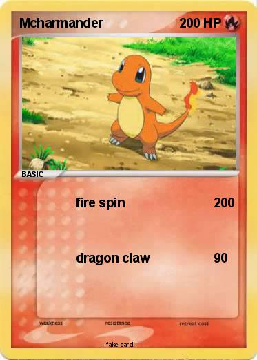 Pokemon Mcharmander