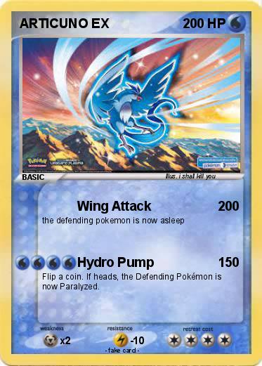 Pokemon ARTICUNO EX
