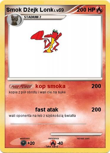 Pokemon Smok Dżejk Lonk