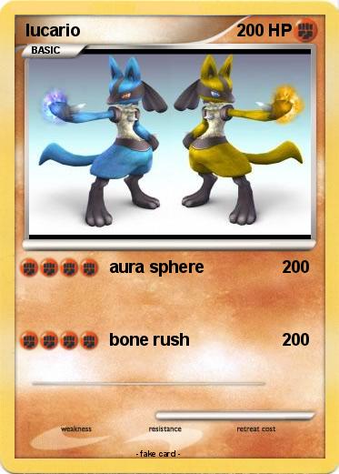 Pokemon lucario