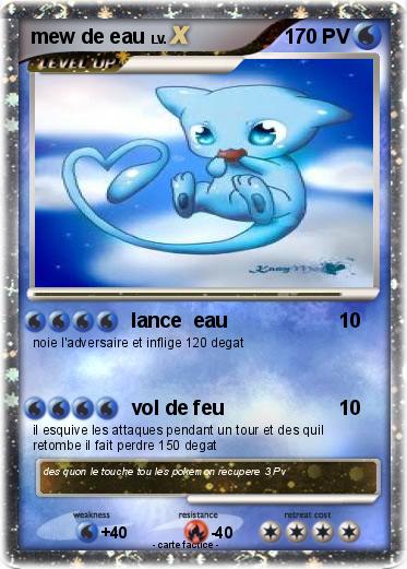 Pokemon mew de eau
