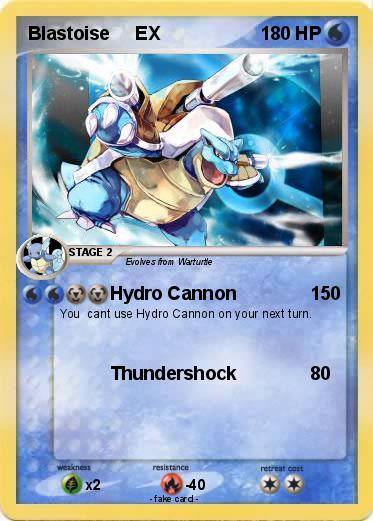 Pokemon Blastoise     EX