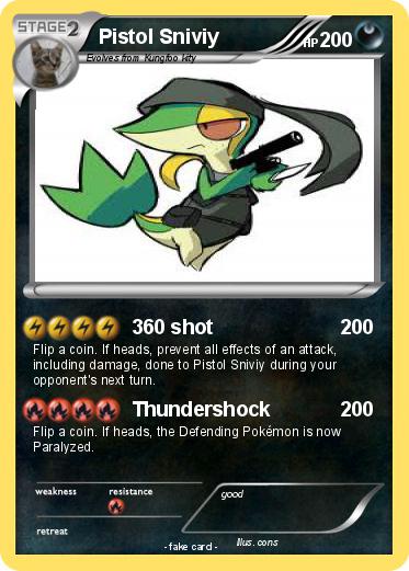 Pokemon Pistol Sniviy