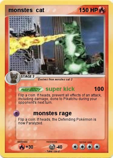 Pokemon monstes  cat