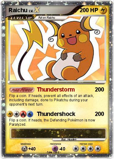 Pokemon Raichu