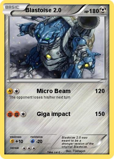 Pokemon Blastoise 2.0
