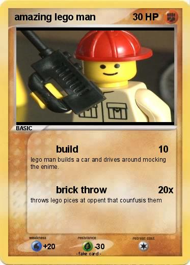 Pokemon amazing lego man