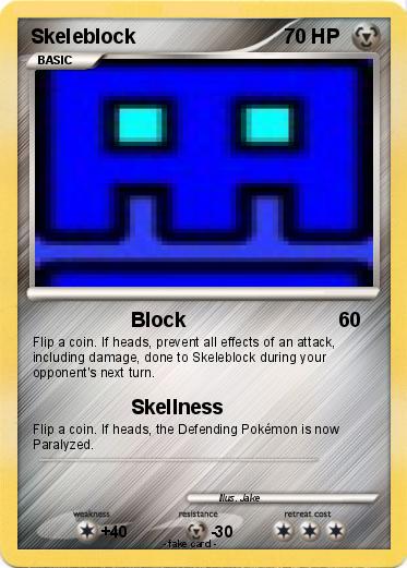 Pokemon Skeleblock
