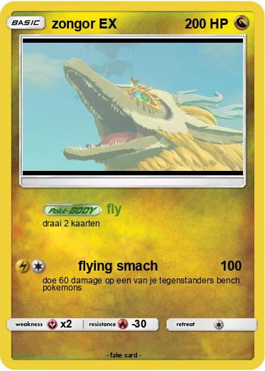 Pokemon zongor EX