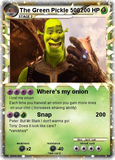 Pokemon The Green Pickle 500