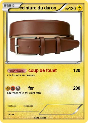 Pokemon ceinture du daron