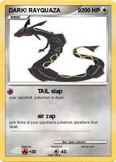 Pokemon DARK! RAYQUAZA           9