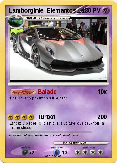 Pokemon Lamborginie  Elemantos