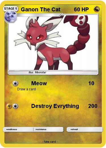 Pokemon Ganon The Cat