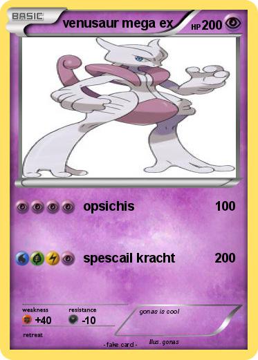 Pokemon venusaur mega ex