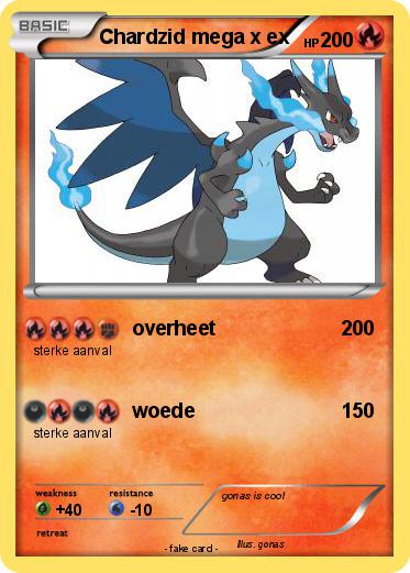 Pokemon Chardzid mega x ex