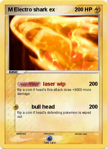Pokemon M Electro shark ex