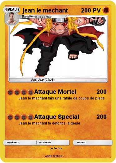 Pokemon jean le mechant