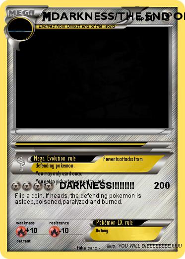 Pokemon DARKNESS/THE END OF THE WORLD