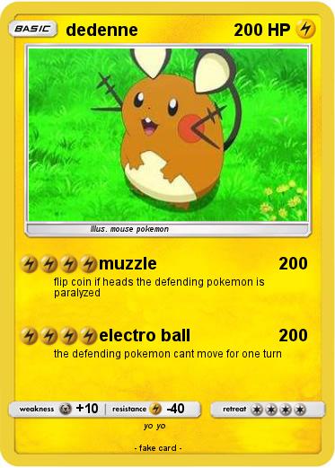 Pokemon dedenne