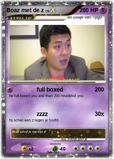 Pokemon Boaz met de z
