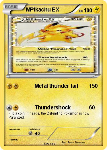 Pokemon MPikachu EX
