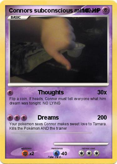 Pokemon Connors subconscious mind