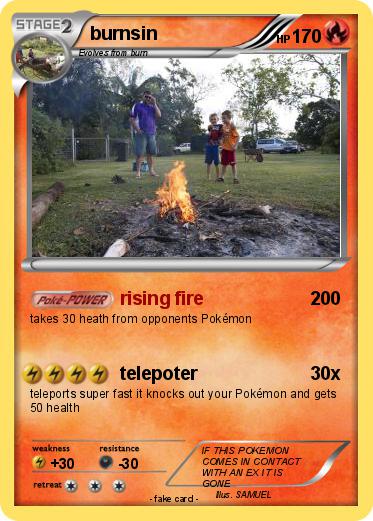 Pokemon burnsin