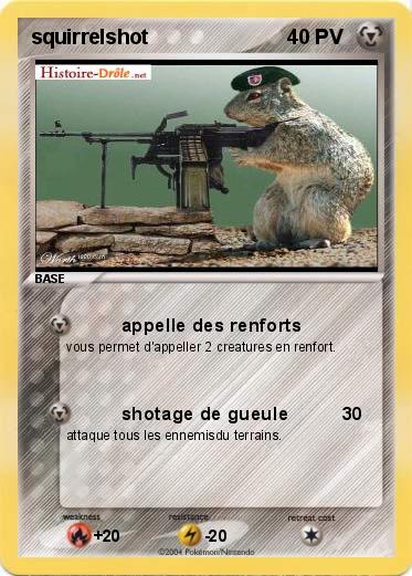 Pokemon squirrelshot