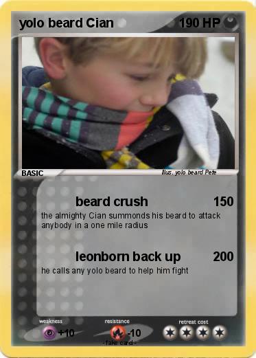 Pokemon yolo beard Cian