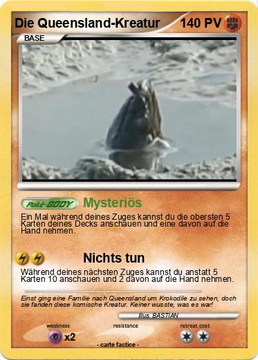 Pokemon Die Queensland-Kreatur