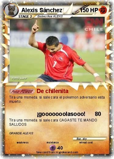 Pokemon Alexis Sánchez