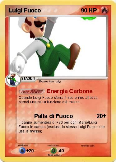 Pokemon Luigi Fuoco
