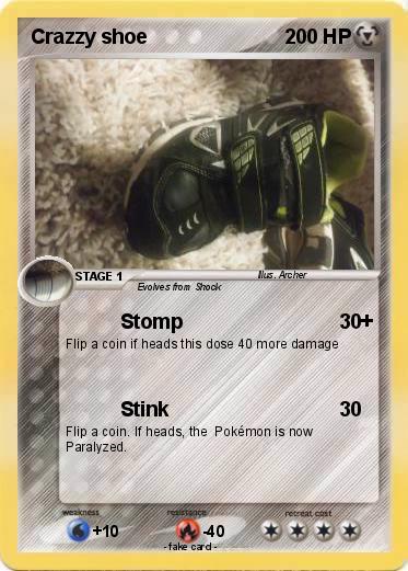 Pokemon Crazzy shoe