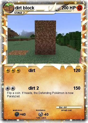Pokemon dirt block