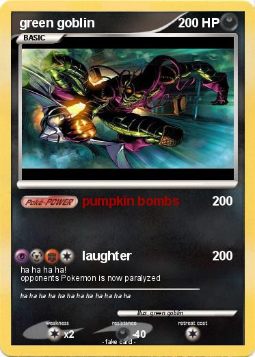 Pokemon green goblin