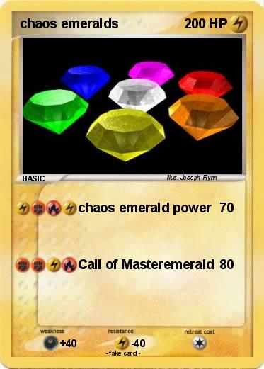 Pokemon chaos emeralds
