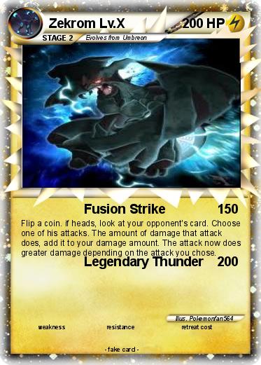 Pokemon Zekrom Lv.X