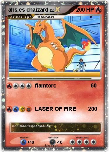 Pokemon ahs,es chaizard