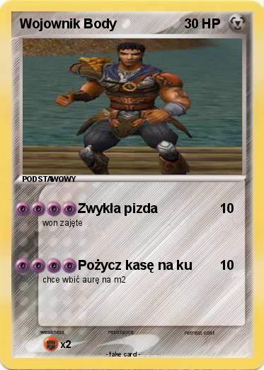 Pokemon Wojownik Body