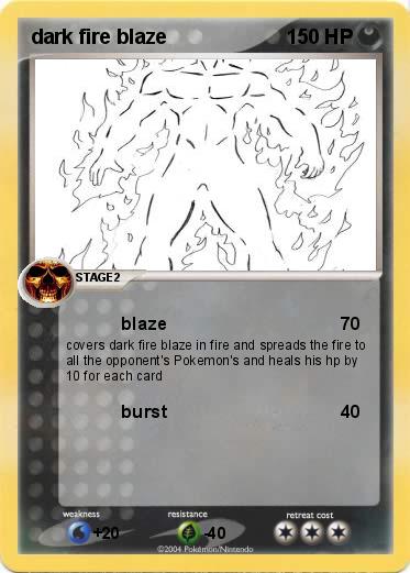 Pokemon dark fire blaze