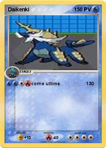 Pokémon Daikenki - corne ultime 130 - Ma carte Pokémon