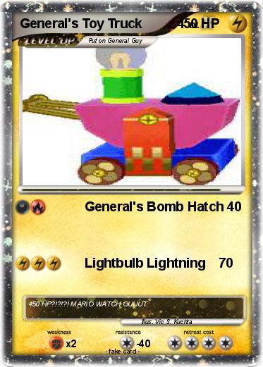 Pokemon General's Toy Truck          4