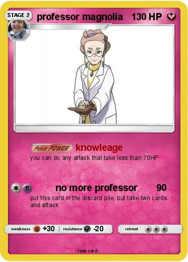 Pokemon professor magnolia