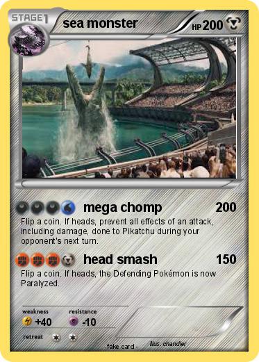 Pokemon sea monster