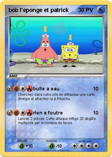 Pokemon bob l'eponge et patrick
