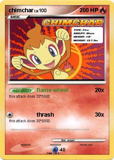 Pokemon chimchar