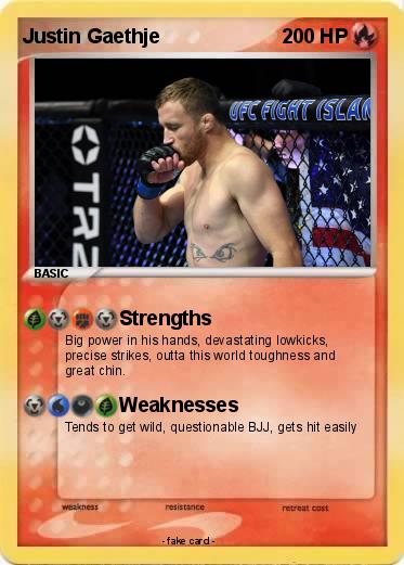 Pokemon Justin Gaethje